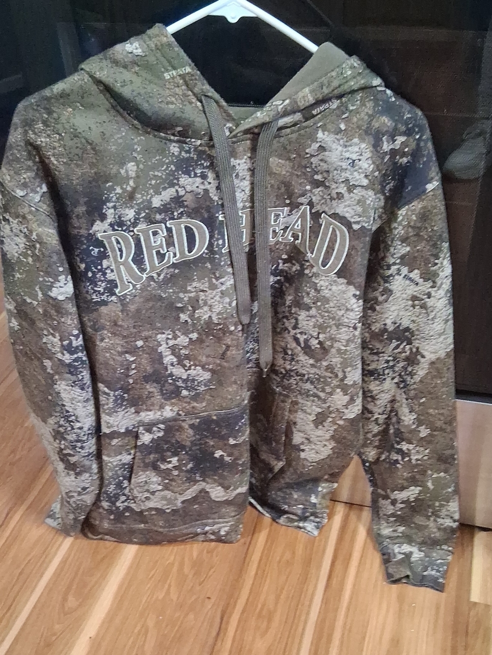 RedHead Womans' Camo Hoodie - Olive Green